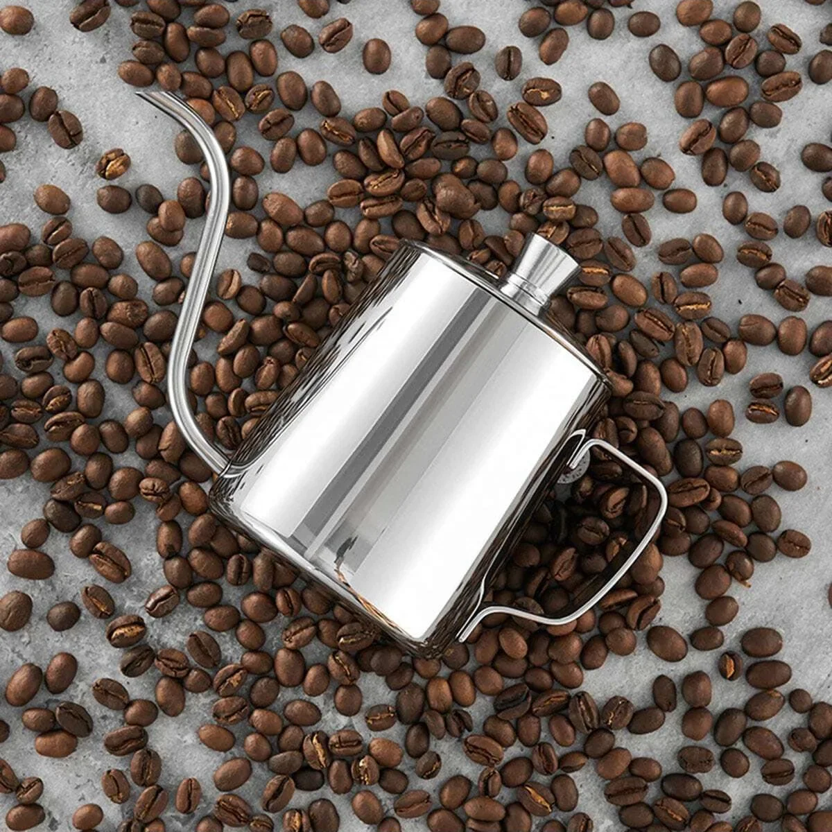 Coffee Equipment Pour Over - ステンレス鋼の注ぐコーヒーメーカーぶら下げ耳手醸造ポット家庭用長注ぎ口細口ケトルドリップケトルロングポット
