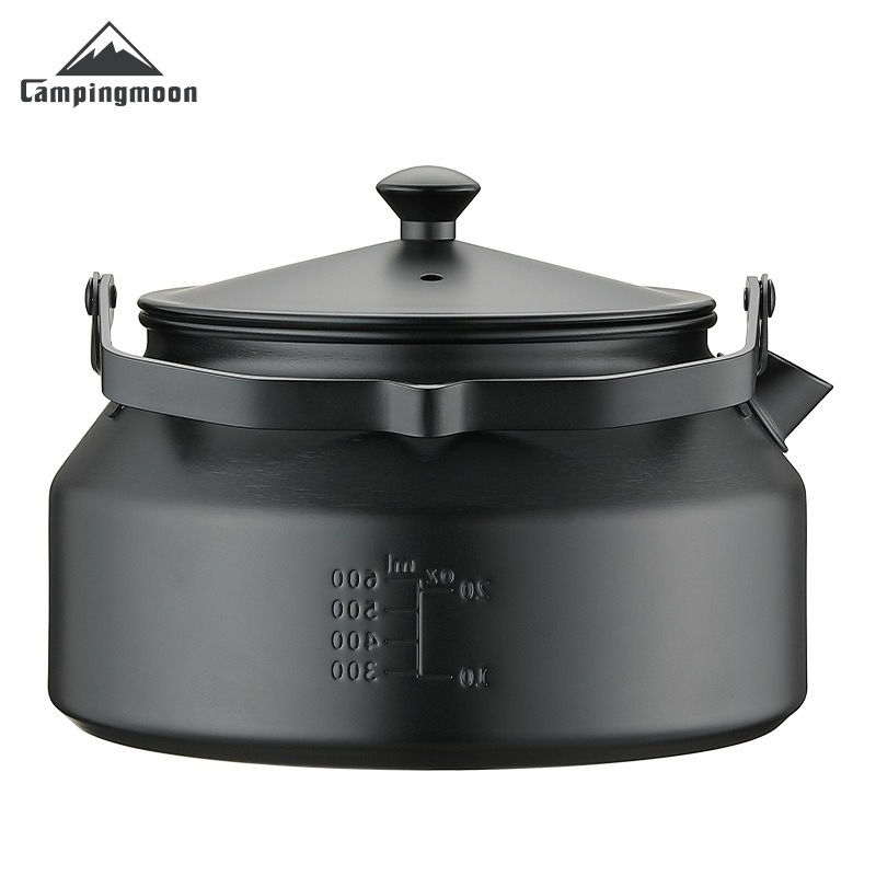 Coffee Equipment For Camping - CAMPINGMOON BKSW-1 キャンプ用調理器具セット、ステンレス製ティーポット、コーヒーポット、携帯用ピクニック・アウトドアケトル