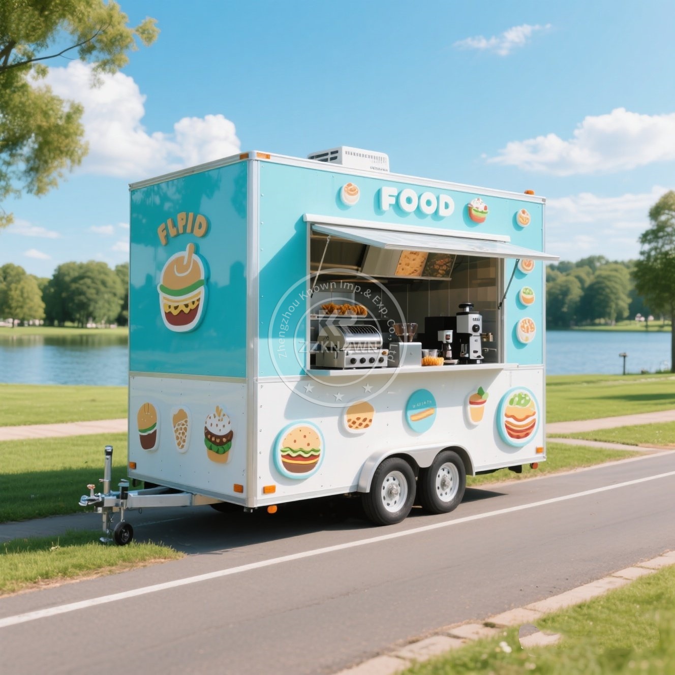 Coffee Van Equipment - フードトレーラー、アイスクリーム、コーヒー、軽食、キッチンカー、ケータリングバン、フードトラック、フル装備フードトレーラー