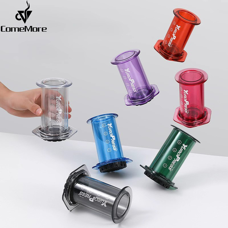 Coffee Equipment For Camping - ユーロプレス ポータブル エスプレッソ コーヒーメーカー、エアプレス式、車載用、家庭用、粉末用、旅行用、フレンチプレス、手動式、コールドブリューポット、ハイキング、キャンプ用。