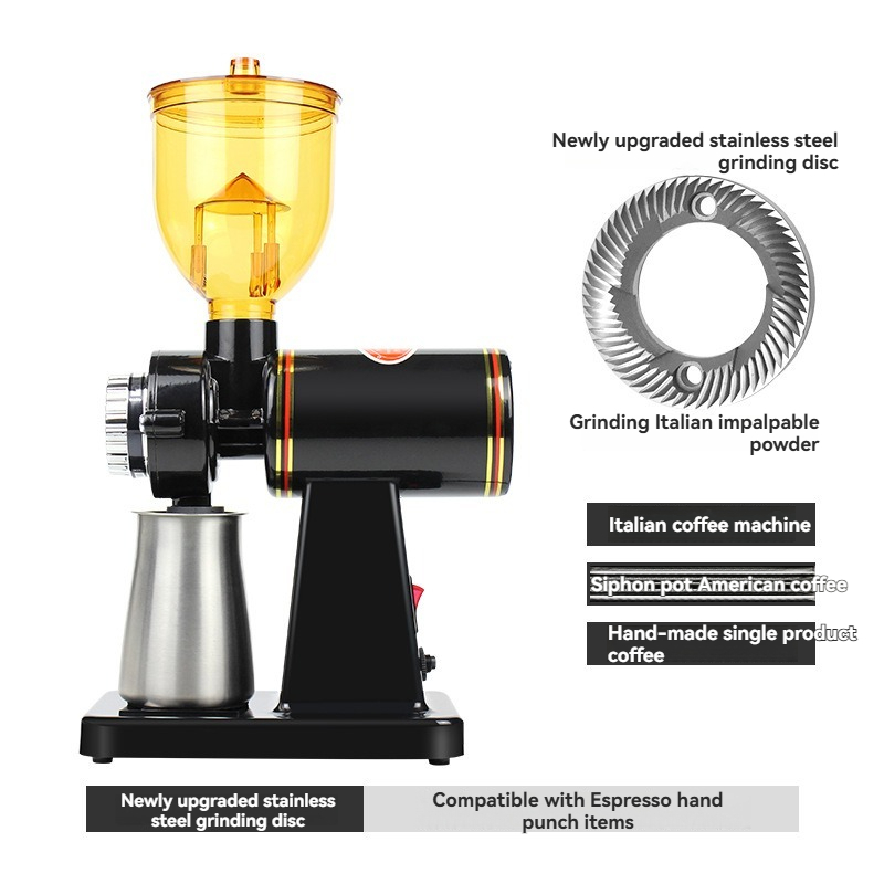 アップグレードされた詰まり防止機能付き家庭用コーヒーグライン - Coffee Grinder Burr Flat のレビューと価格