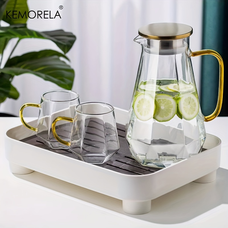 1 個ダイヤモンドテクスチャガラスティーポットセット温冷水ケ - Espresso Shot Glass のレビューと価格