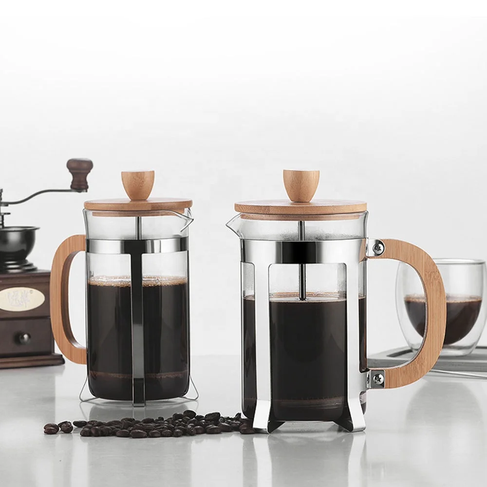 350/600mlステンレス製プレス式ポット 食品グレード  - Coffee Equipment For Camping のレビューと価格