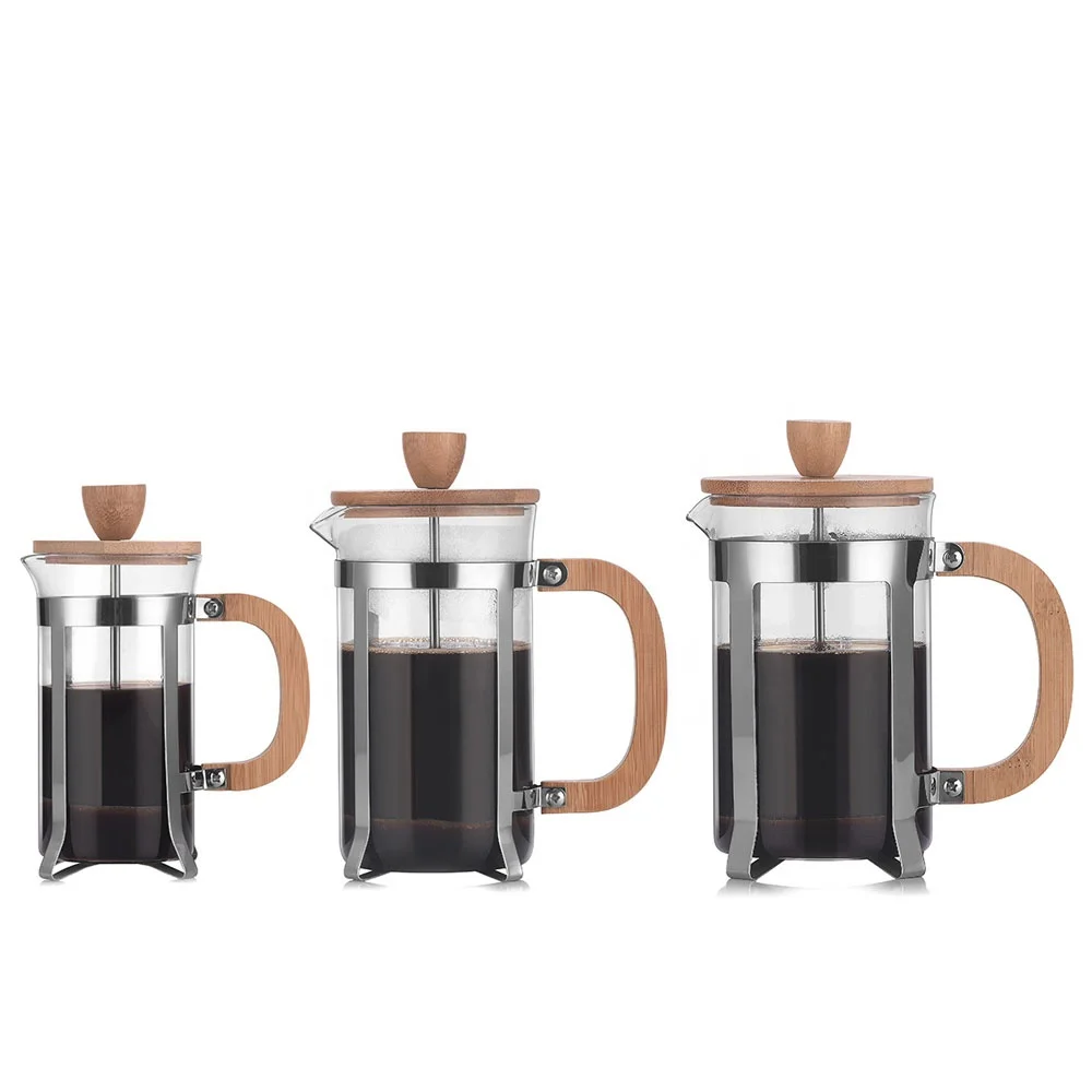 350/600mlステンレス製プレス式ポット 食品グレード  - Coffee Equipment For Camping のレビューと価格