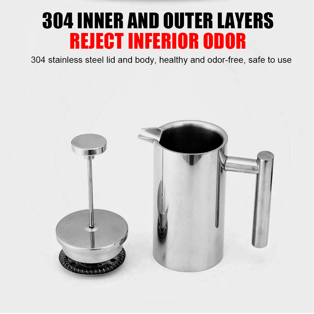 大容量フレンチプレス付きコーヒーメーカー,エスプレッソマシン - Coffee Equipment For Camping のレビューと価格