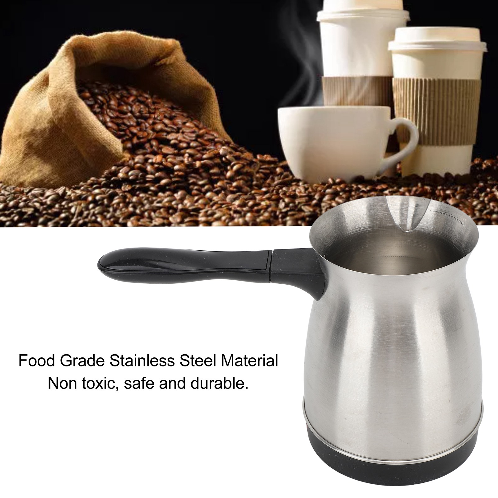 ステンレス鋼電気コーヒーマシン,600ml, 110v - Coffee Equipment For Camping のレビューと価格